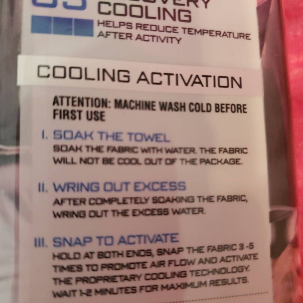 Mission ENDURACOOL Colling Towels set of (2) - Picture 4 of 7